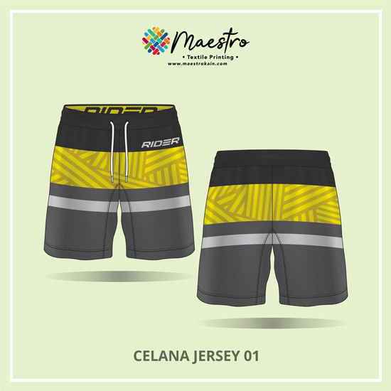 Celana Jersey Pendek Full Print 