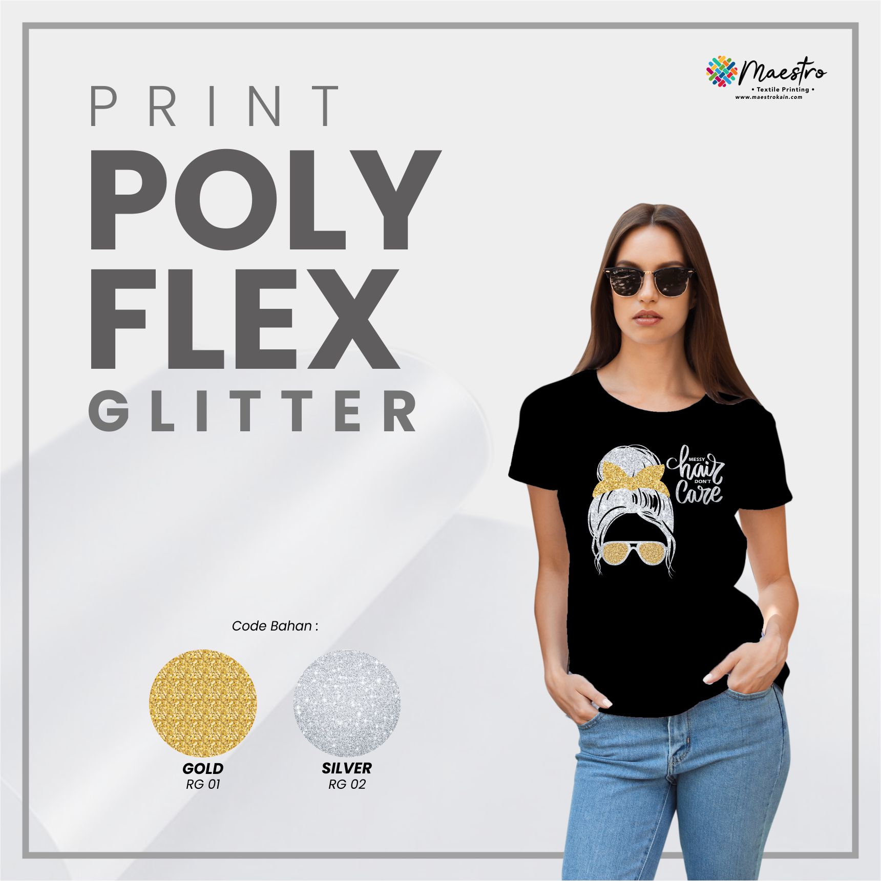 Print Polyflex Glitter 