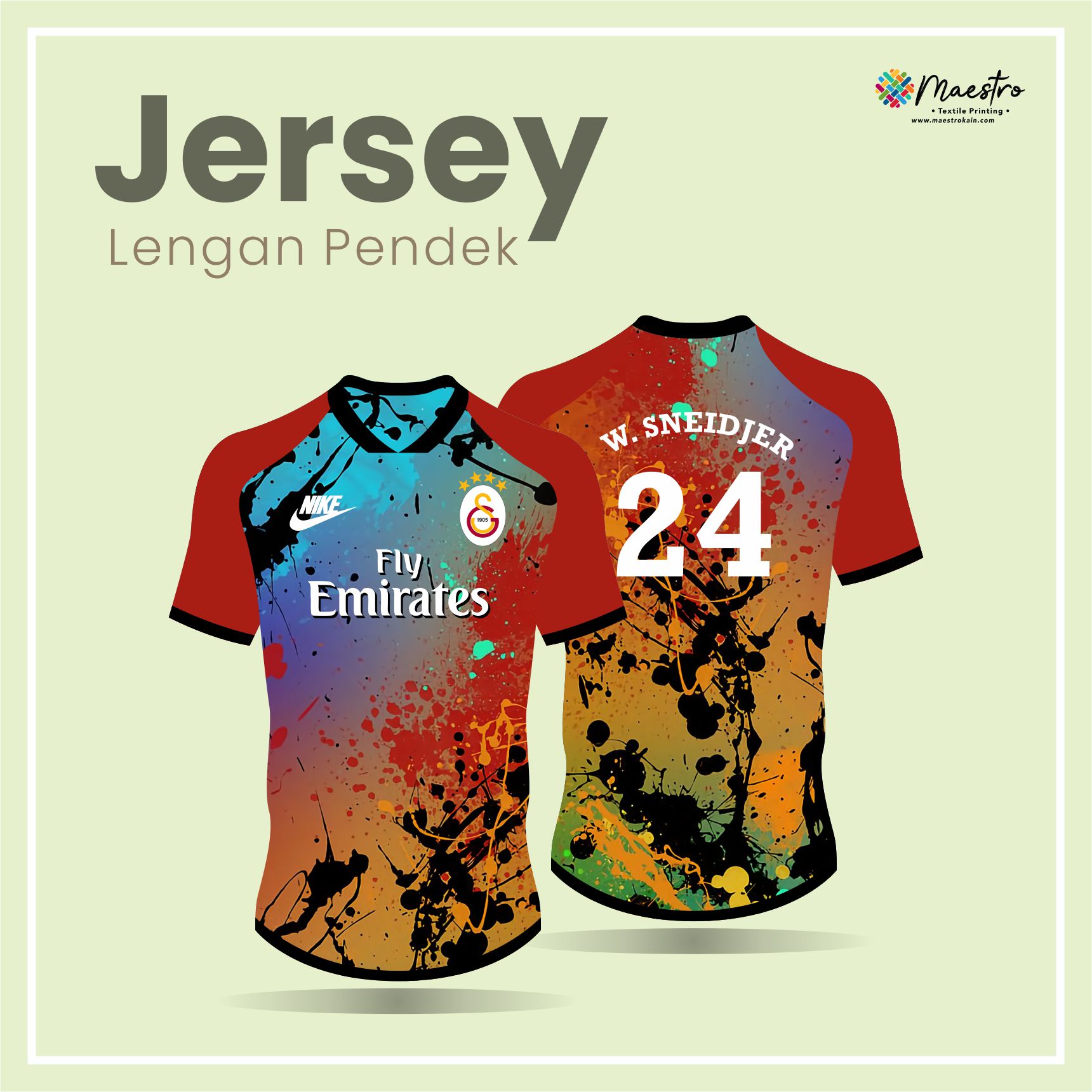Jersey Lengan Pendek 
