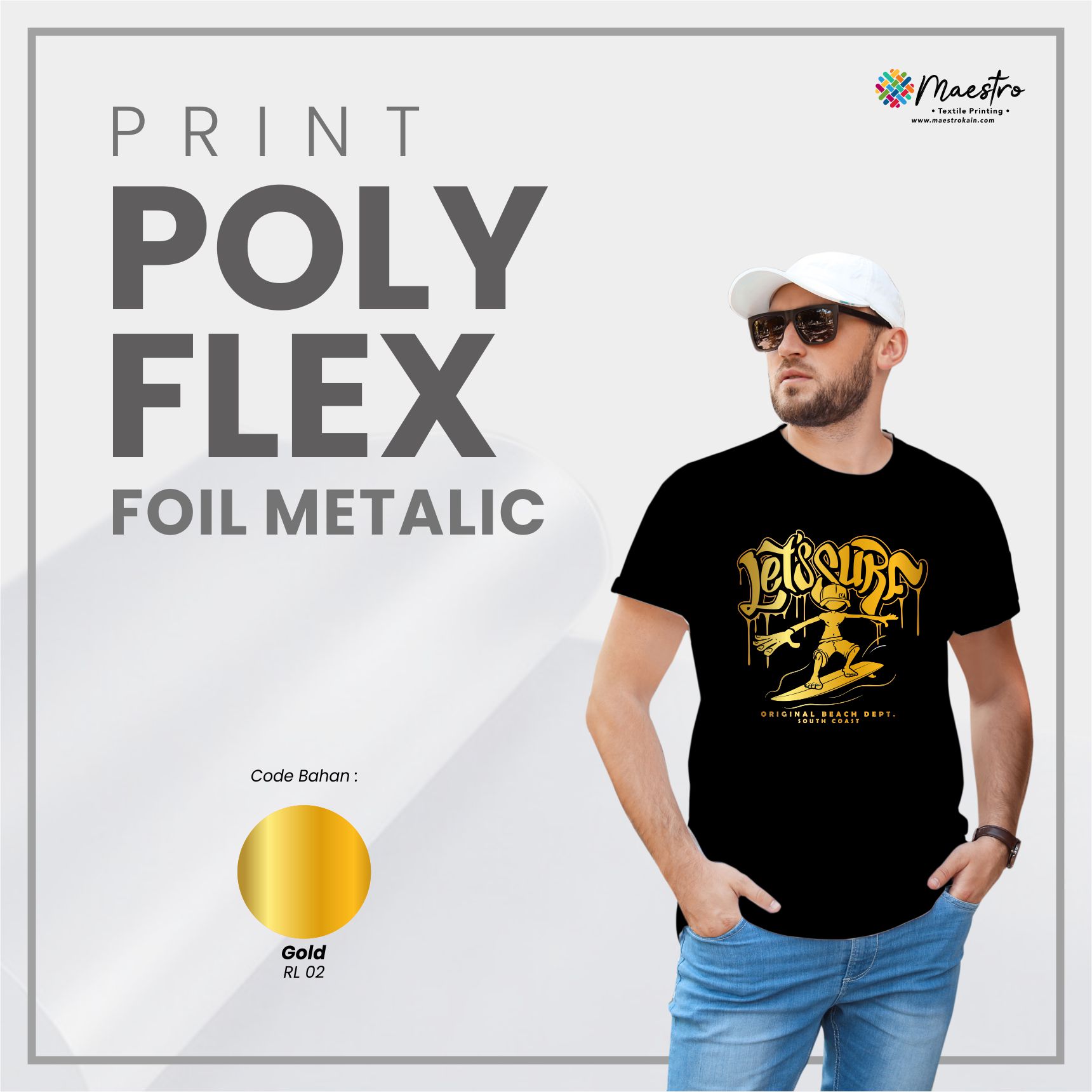 Print Polyflex Foil Metalic 